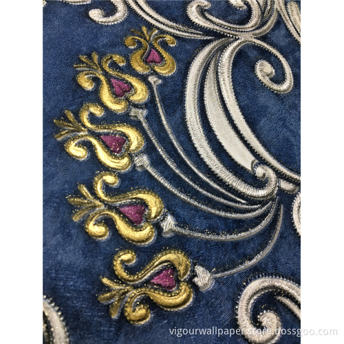 Damacus Deep Emboss Wallpaper for Home decor Wallcovering